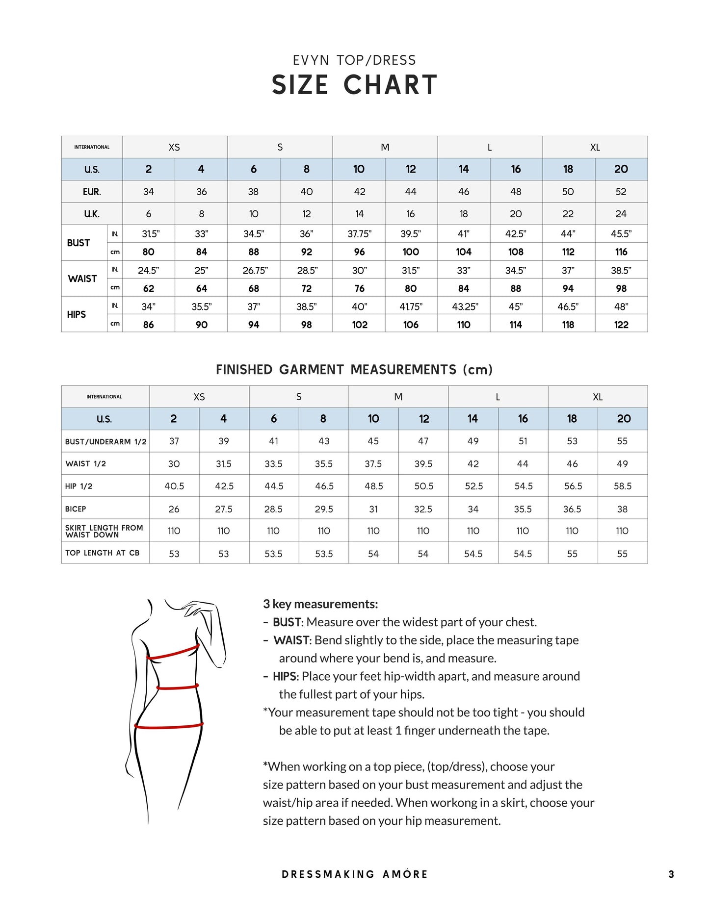 Evyn Dress/Top Pattern