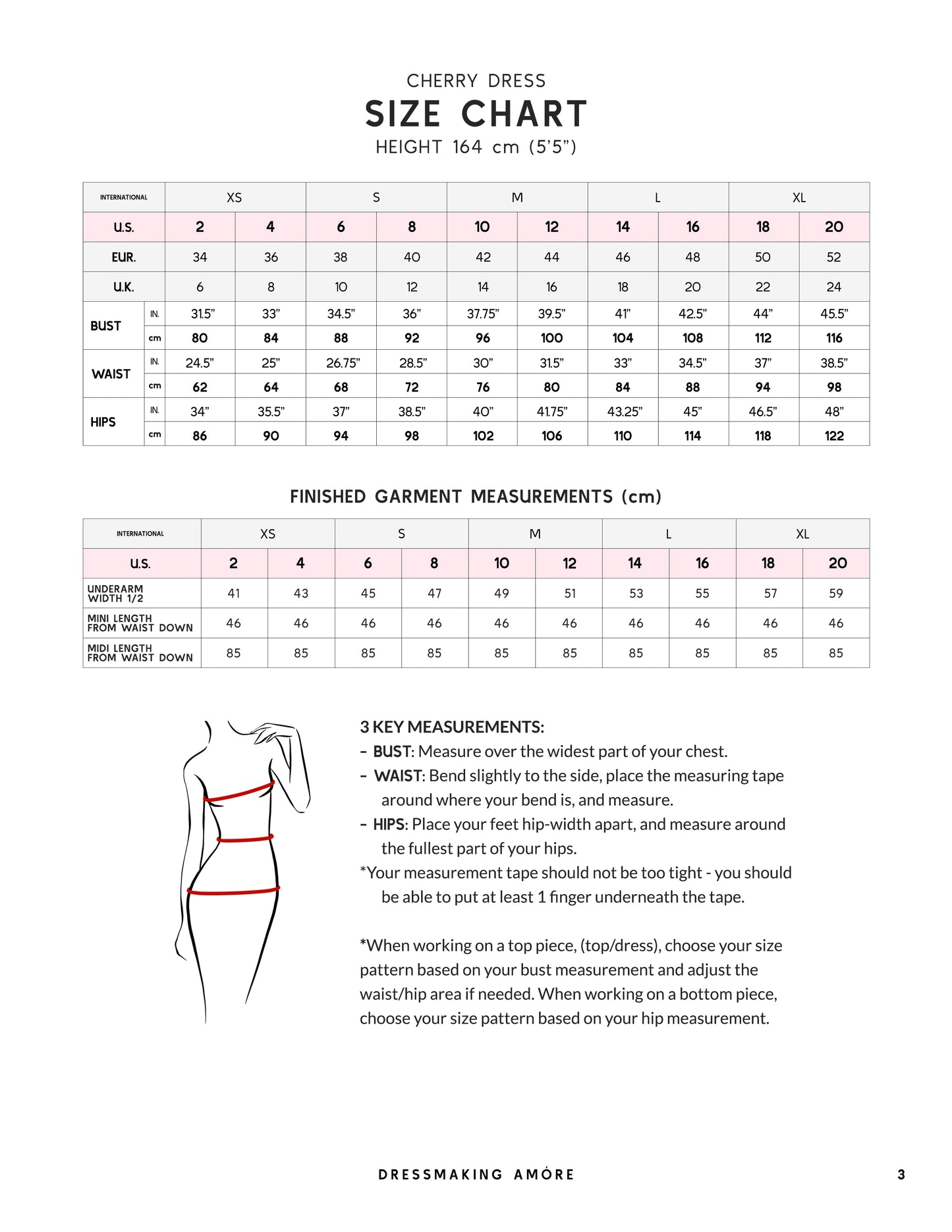 Cherry Dress Pattern