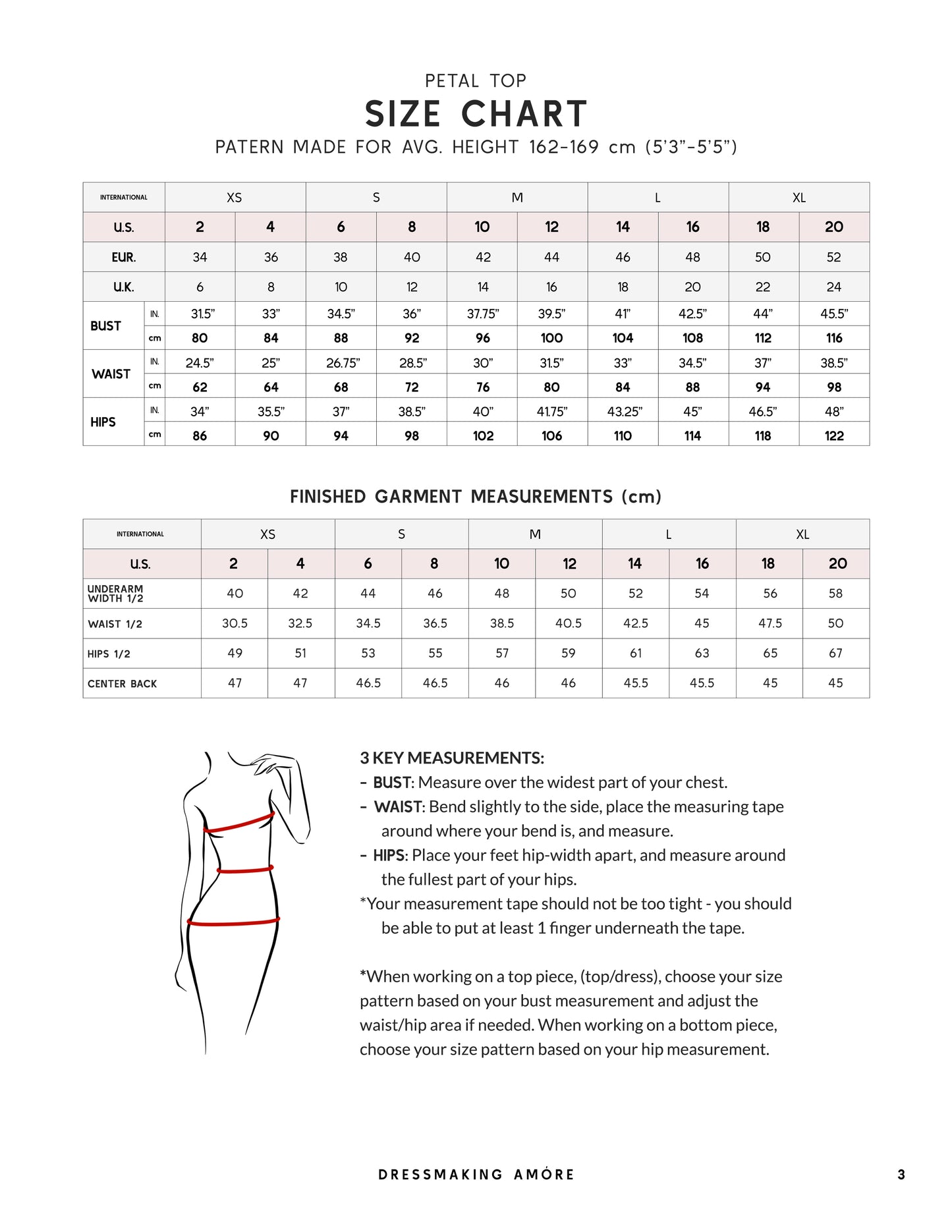 Petal Top PDF Pattern