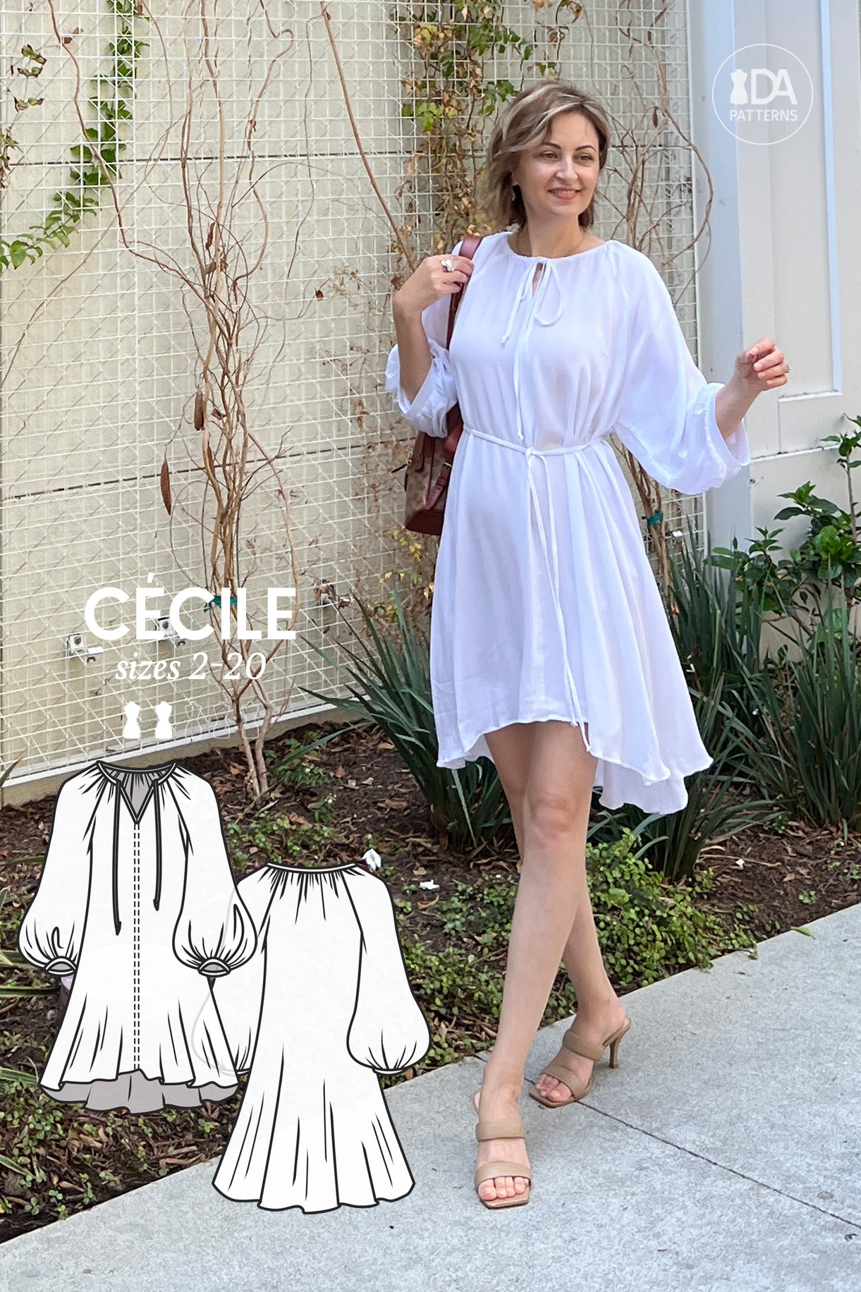 free long sleeve peasant dress pattern Peasant Dress