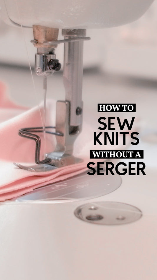 HOW TO SEW STRETCH KNITS WITHOUT A SERGER