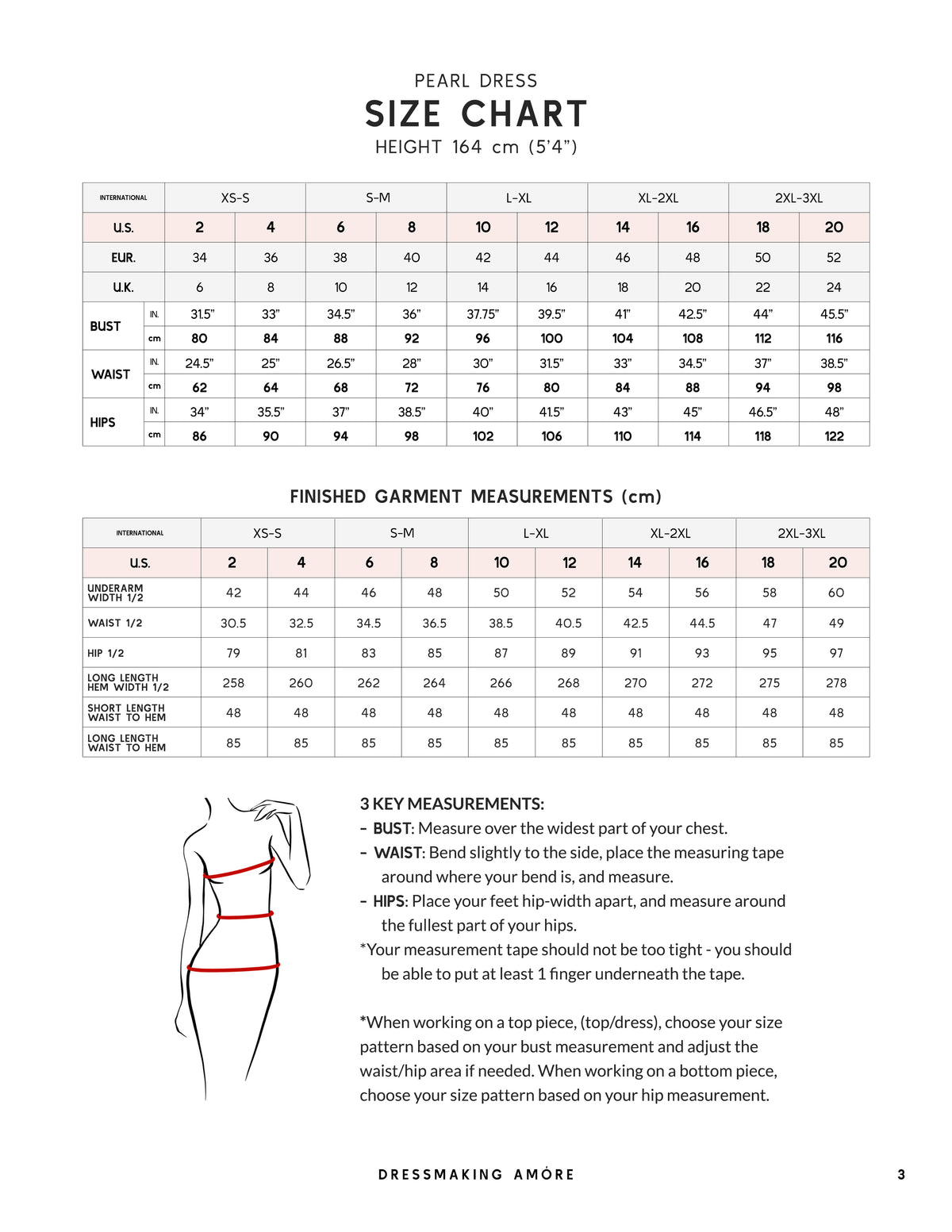 Pearl Dress Sewing Pattern by Dressmaking Amore – Dressmaking Amóre