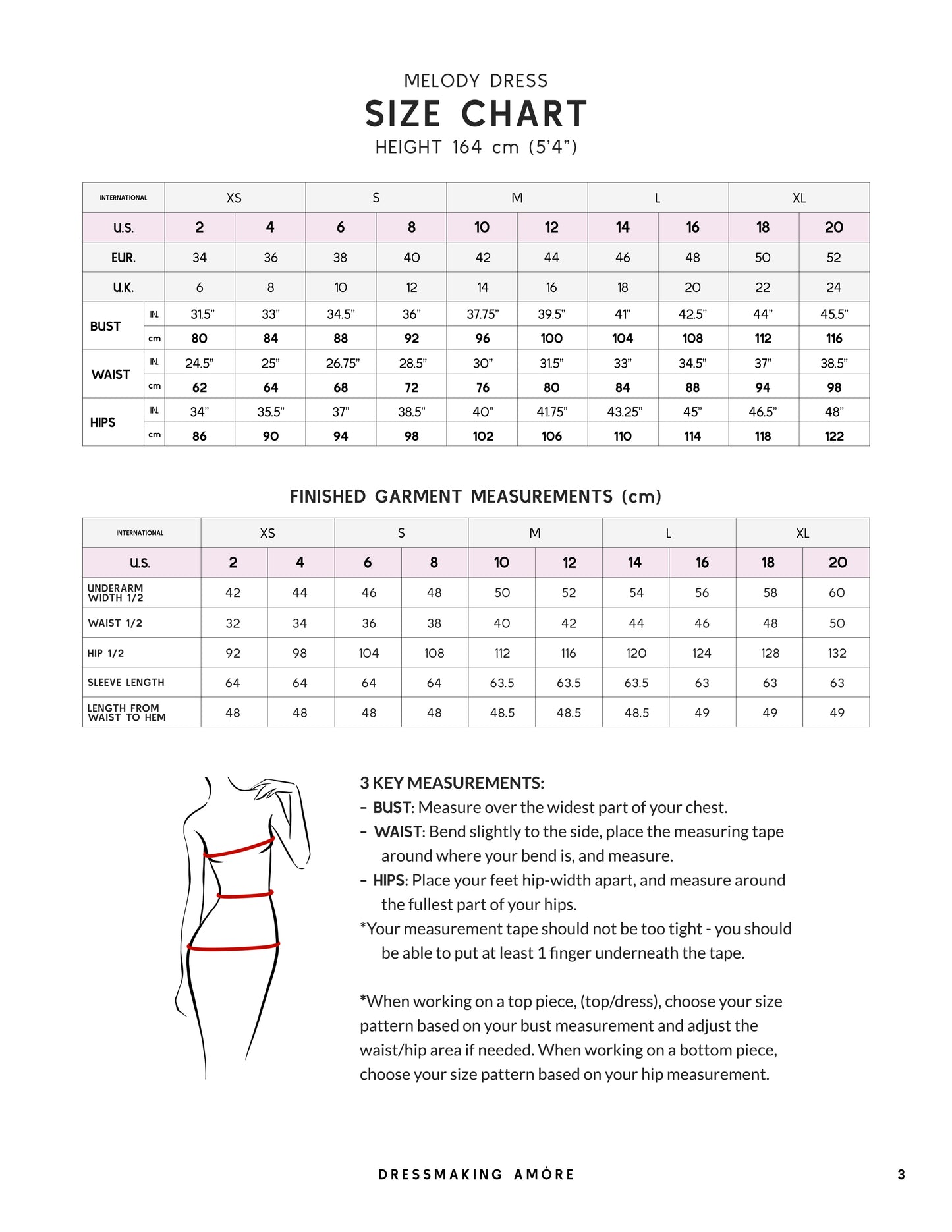 Melody Dress PDF Pattern