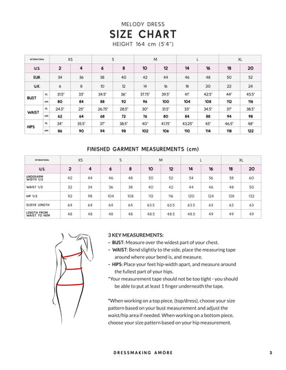 Melody Dress PDF Pattern