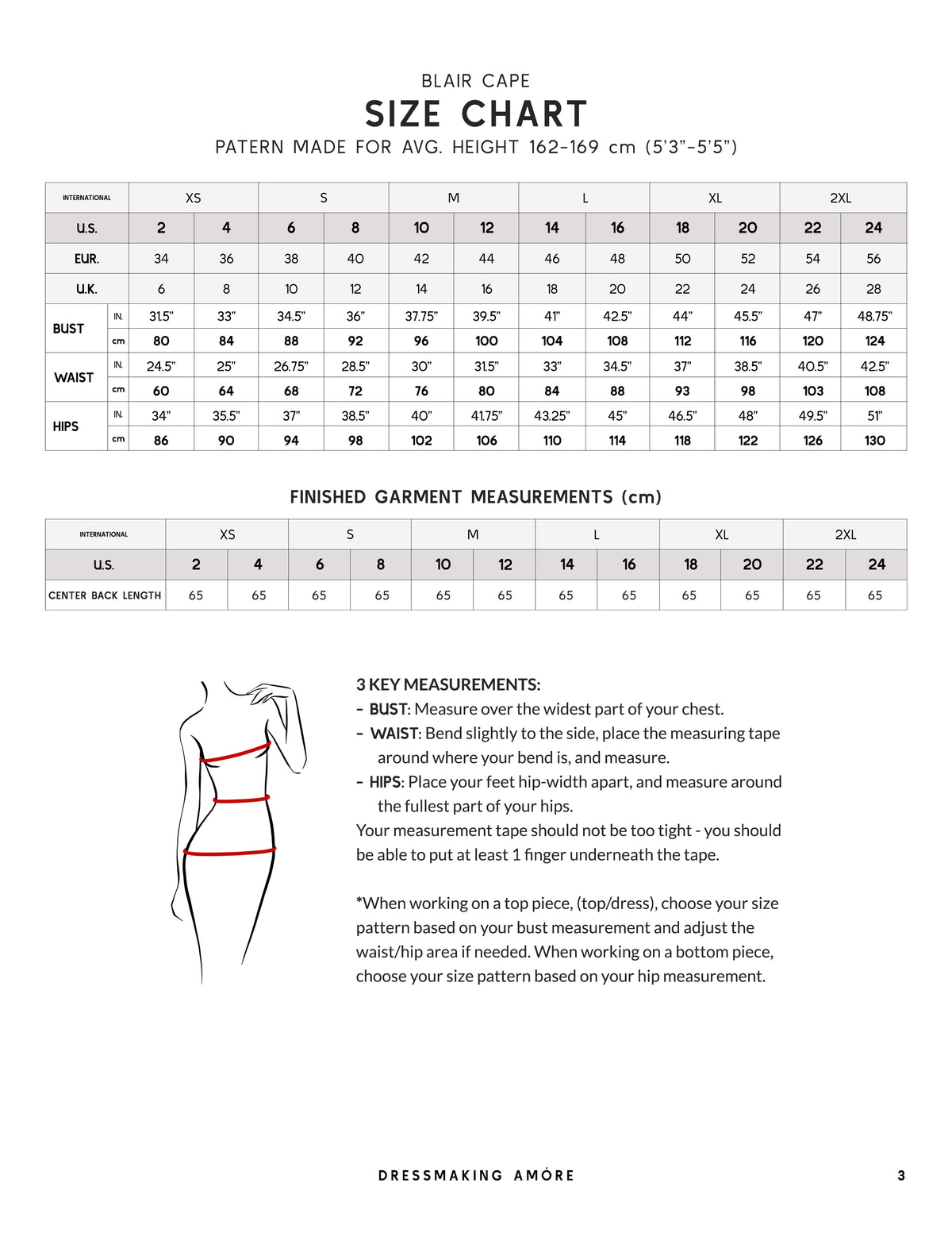 Blair Cape PDF Pattern
