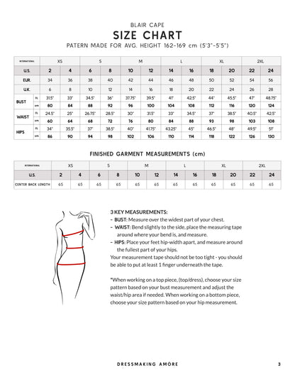 Blair Cape PDF Pattern