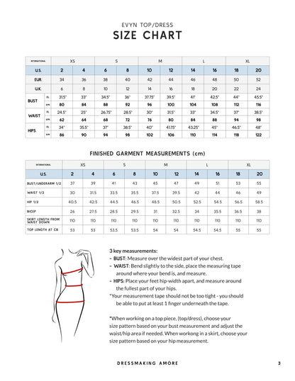 Evyn Top/Dress Pattern