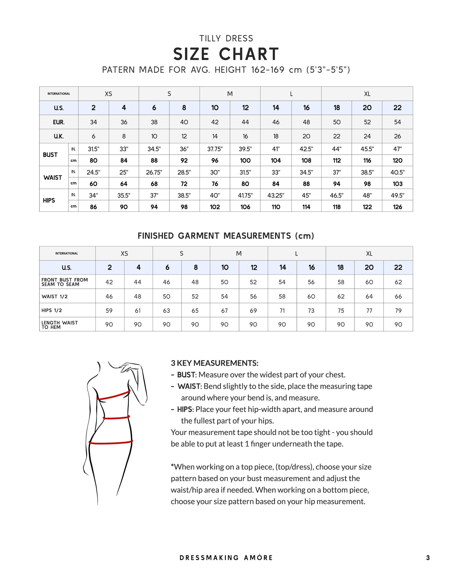 Tilly Dress PDF Pattern
