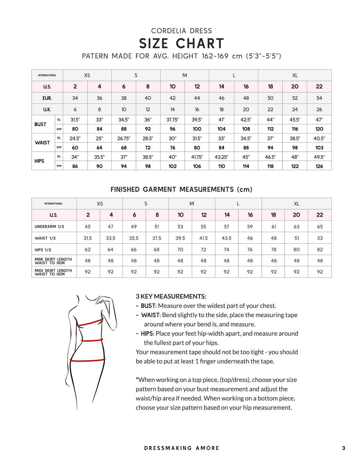 Cordelia Dress PDF Pattern