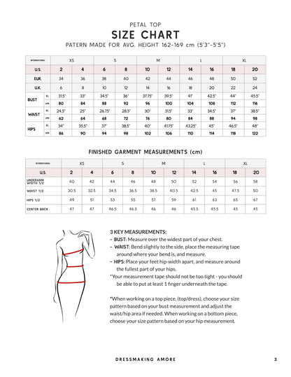 Petal Top PDF Pattern