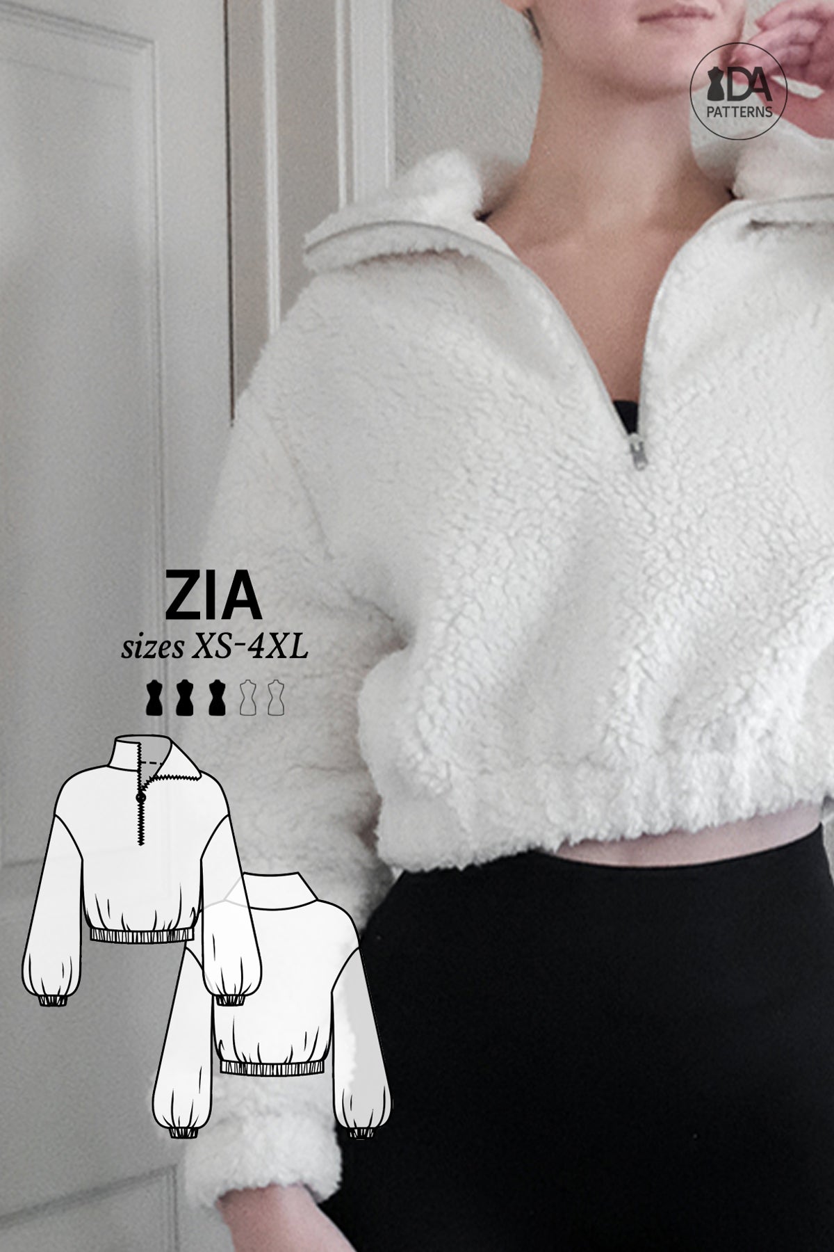 Zia Half-Zip Pattern