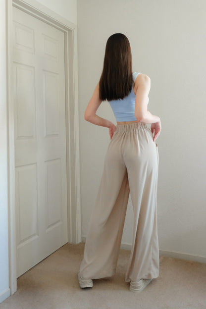 Sewing pattern for wide leg pants