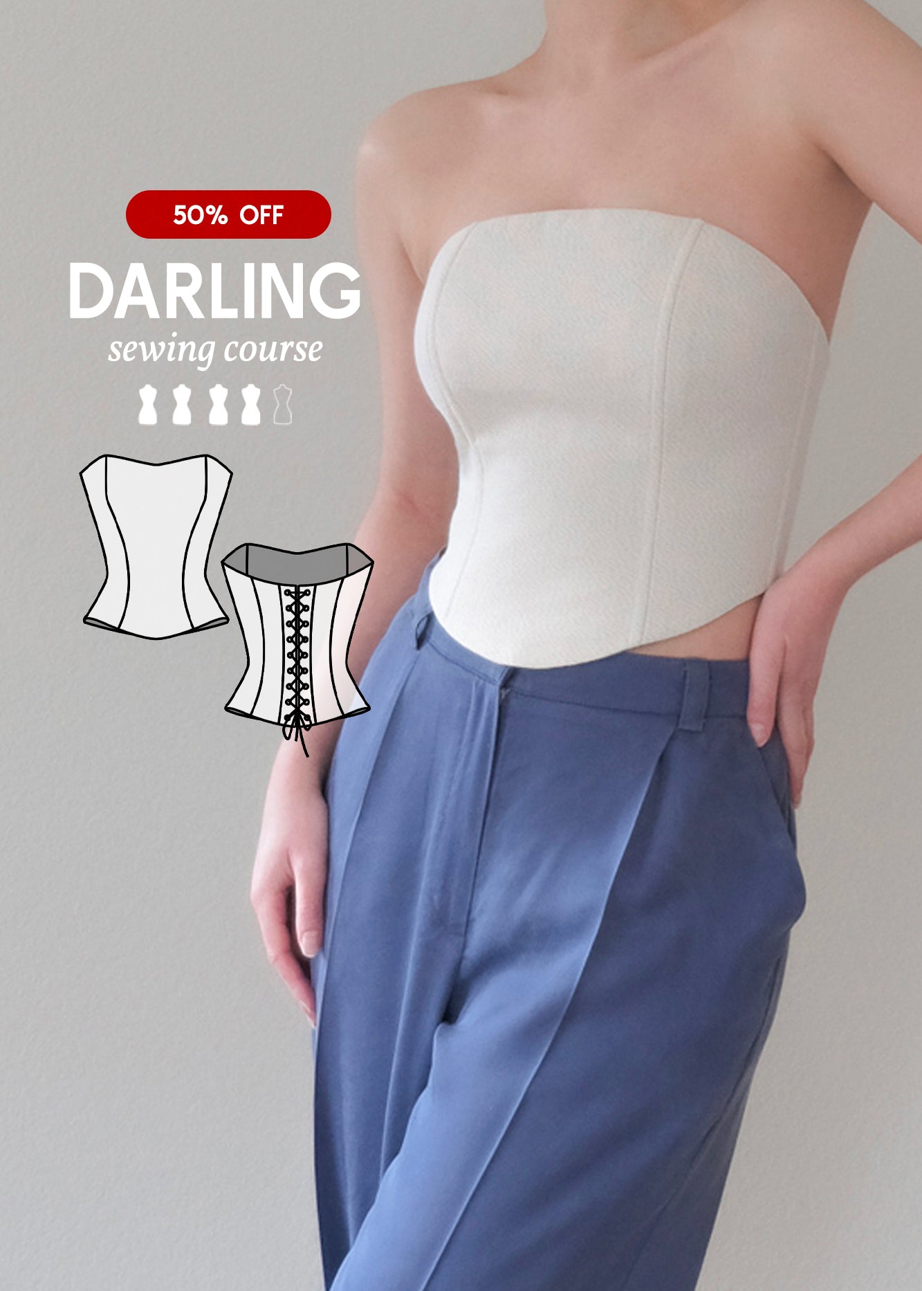 Sewing Course for Darling Corset Top