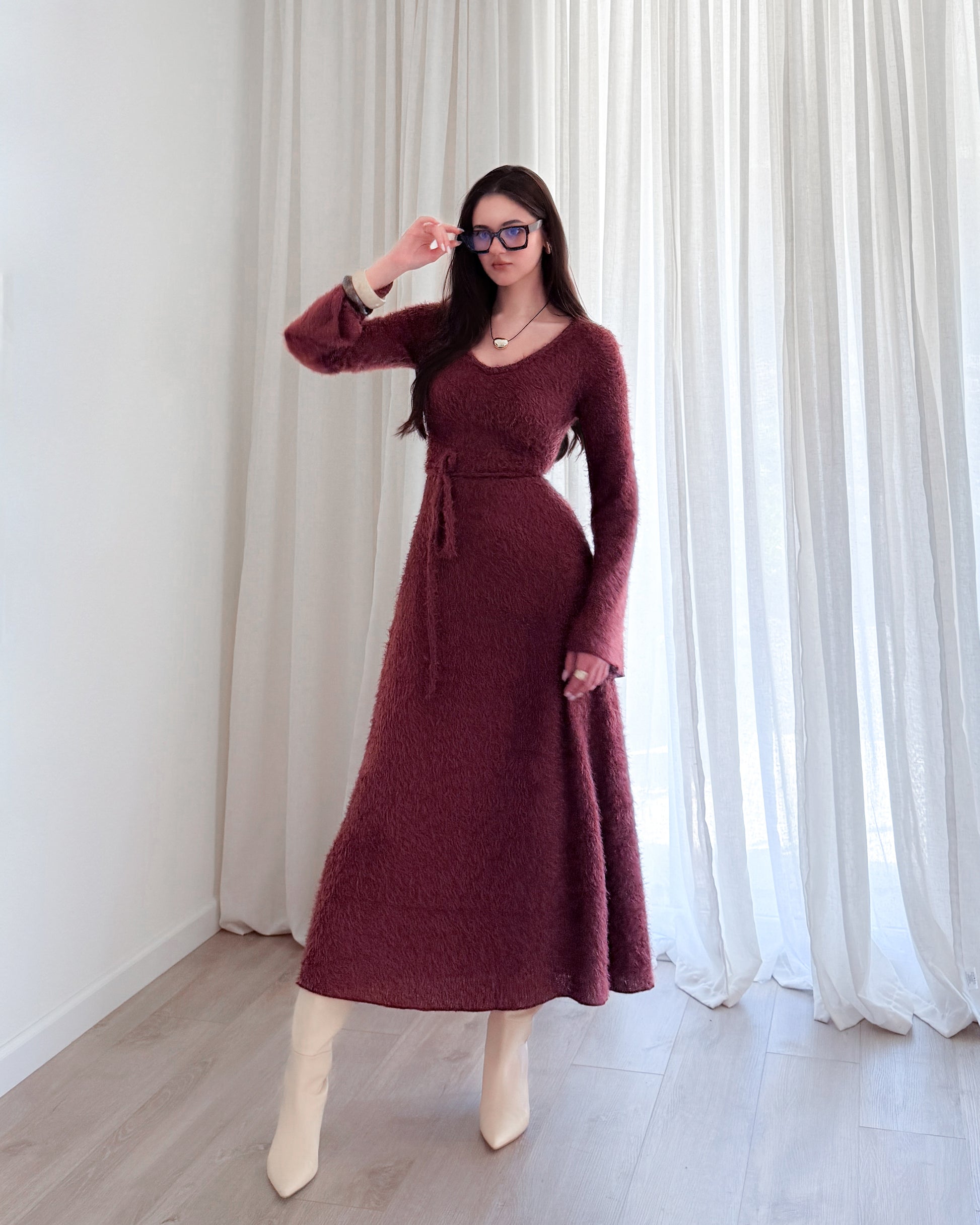 Hazel A-line Stretch Knit Dress Sewing Pattern by Dressmaking Amre Hazel A-line Stretch Knit Dress Sewing Pattern by Dressmaking Amre