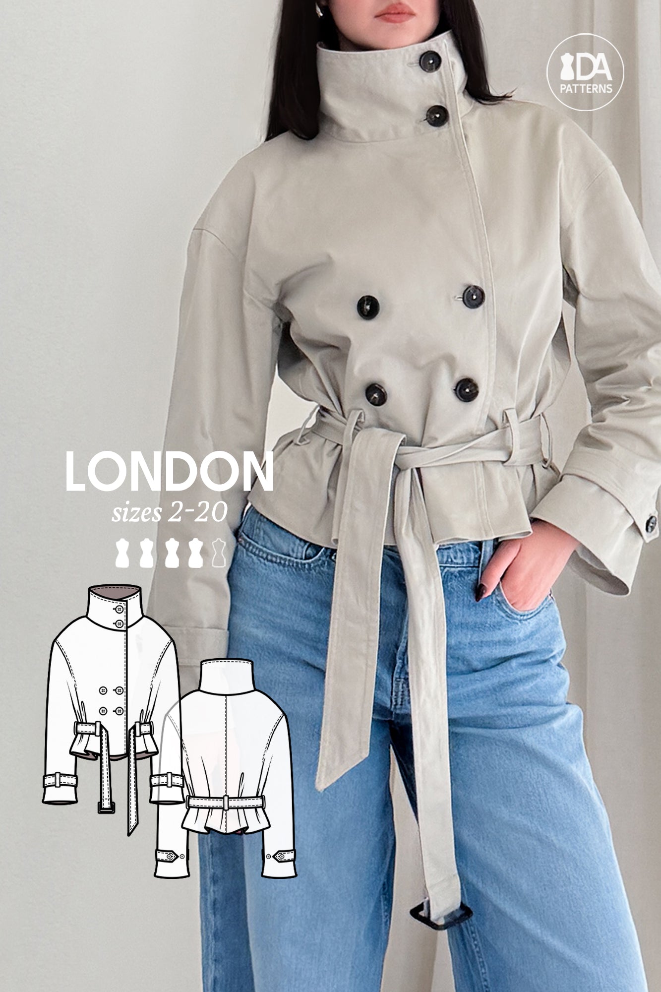 London Trench PDF Pattern