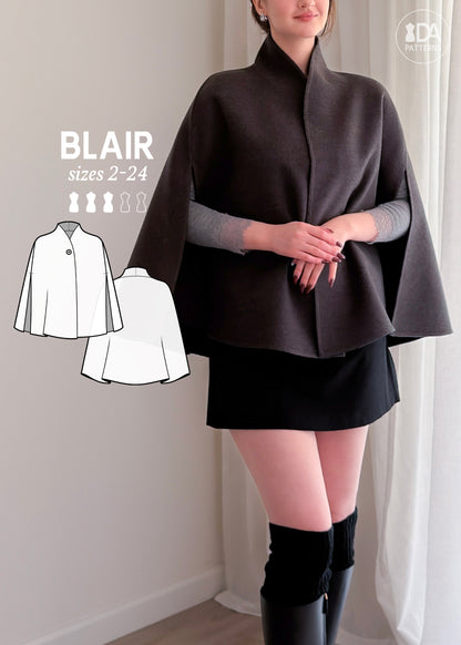 Blair Cape PDF Pattern