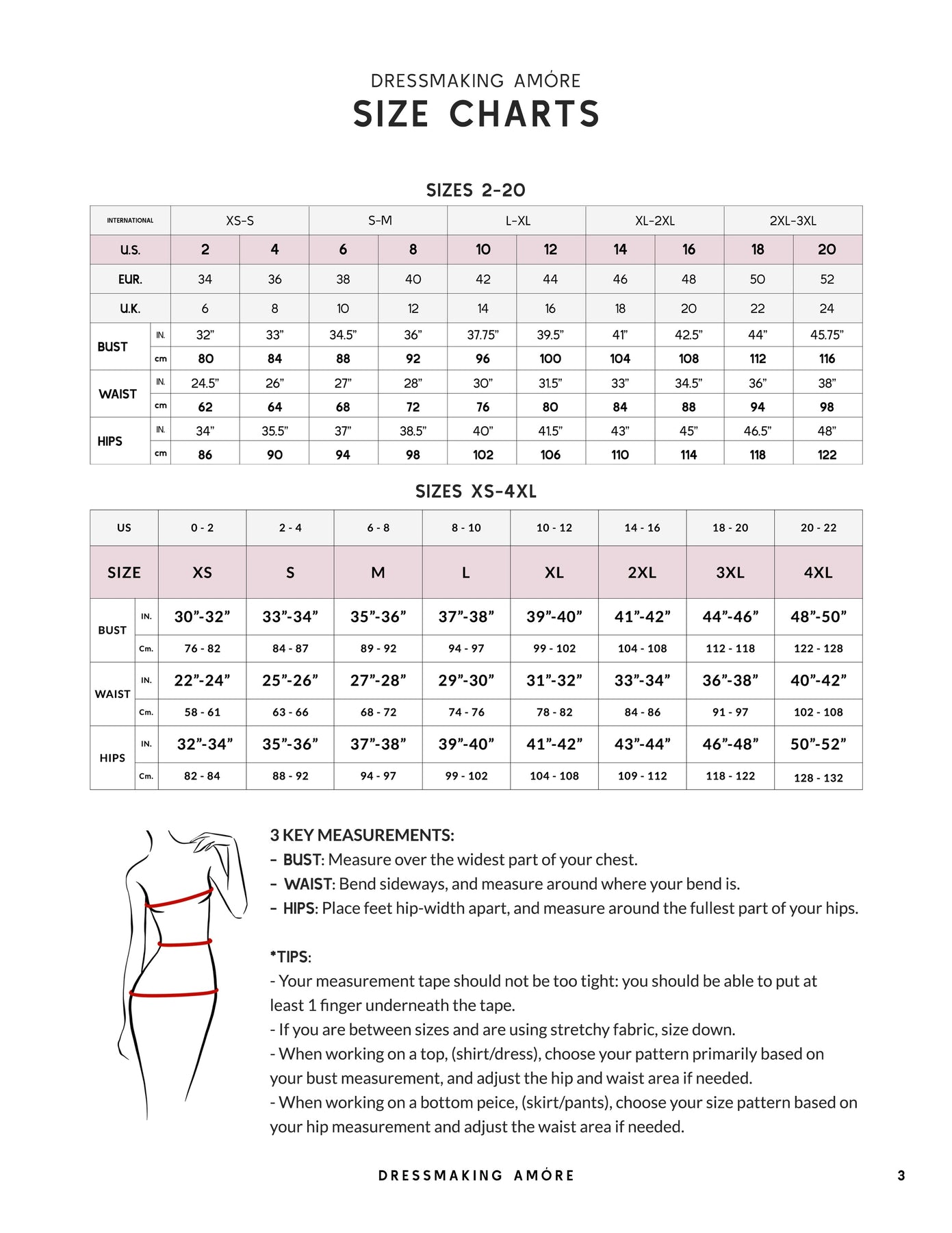Audrey Maxi Dress & Dolly Slip PDF Sewing PatternBundle by Dressmaking ...